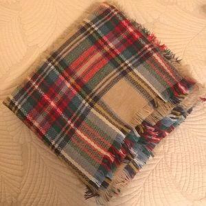Plaid Blanket Scarf